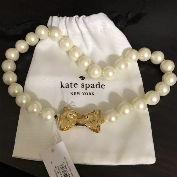 NWT KATE SPADE “All Wrap up in Pearls” NECKLACE - Picture 2 of 7